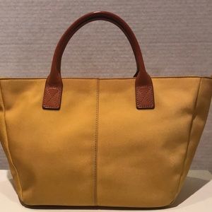 Lands’ End Butter Yellow Tote Bag
